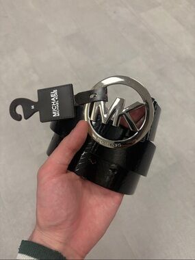 Michael Kors Womens 3 Inch Logo Belt NEW - Medium